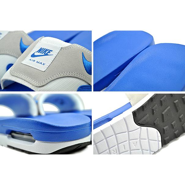 エア マックス 1 NIKE AIR MAX SLIDE white/royal blue-black エア マックス 1 NIKE AIR MAX SLIDE white/royal blue-black