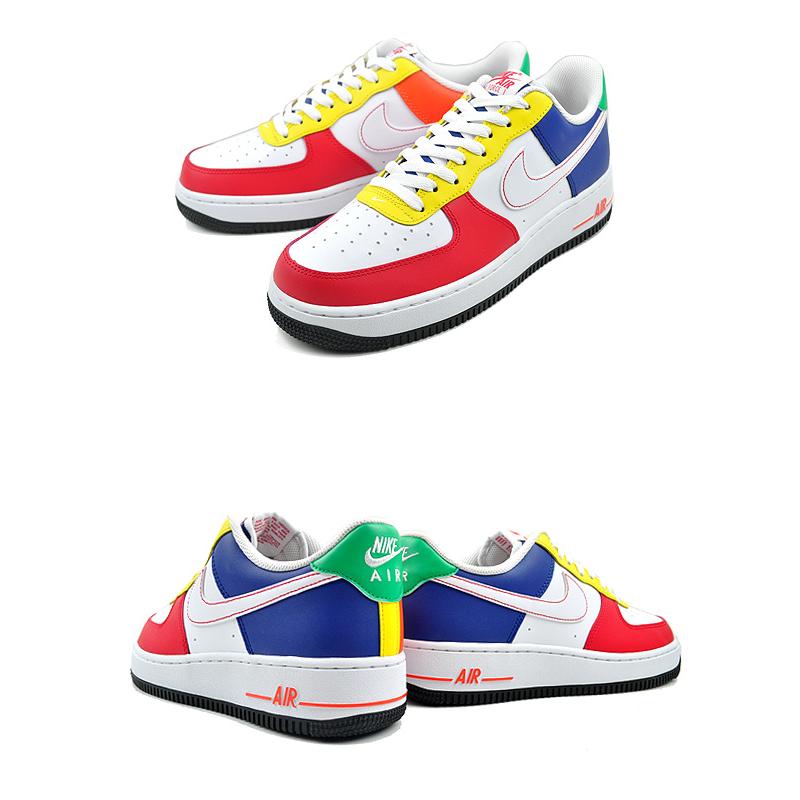 エア フォース 1 NIKE AIR FORCE 07 LV8 Rubiks Cube university red