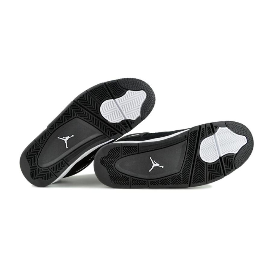 NIKE（ナイキ） NIKE AIR JORDAN 4 RETRO WHITE THUNDER black/white