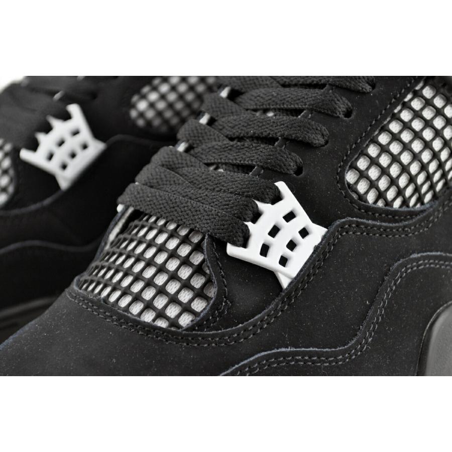 NIKE（ナイキ） NIKE AIR JORDAN 4 RETRO WHITE THUNDER black/white