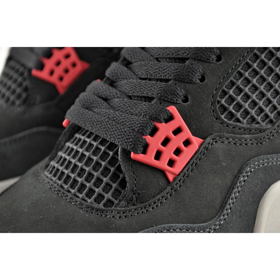 エア ジョーダン 4 NIKE AIR JORDAN RETRO RARE blk/fire red-deep