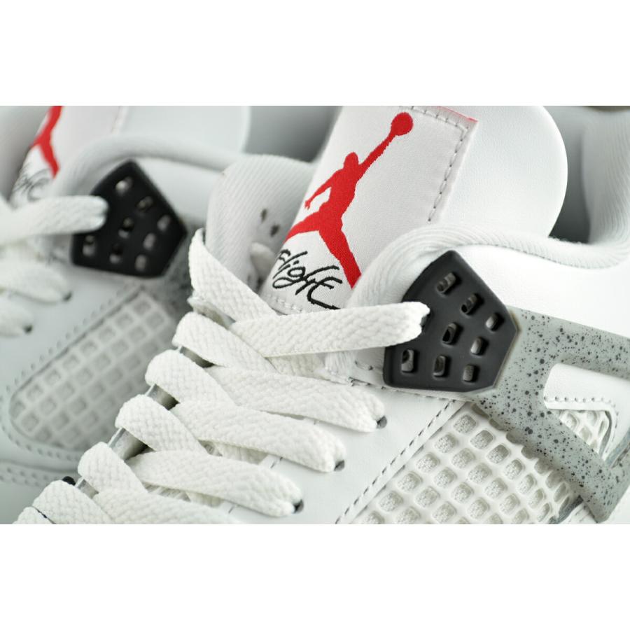 エア ジョーダン 4 NIKE AIR JORDAN RETRO summit wht/fire red fv5029