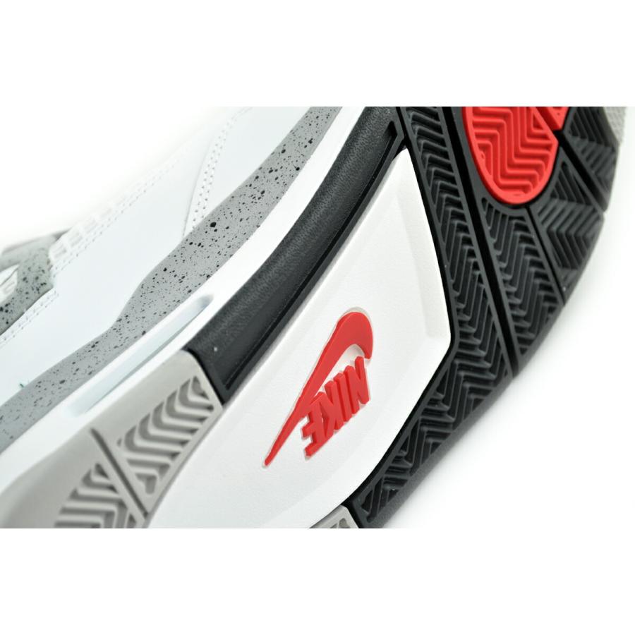 エア ジョーダン 4 NIKE AIR JORDAN RETRO summit wht/fire red fv5029