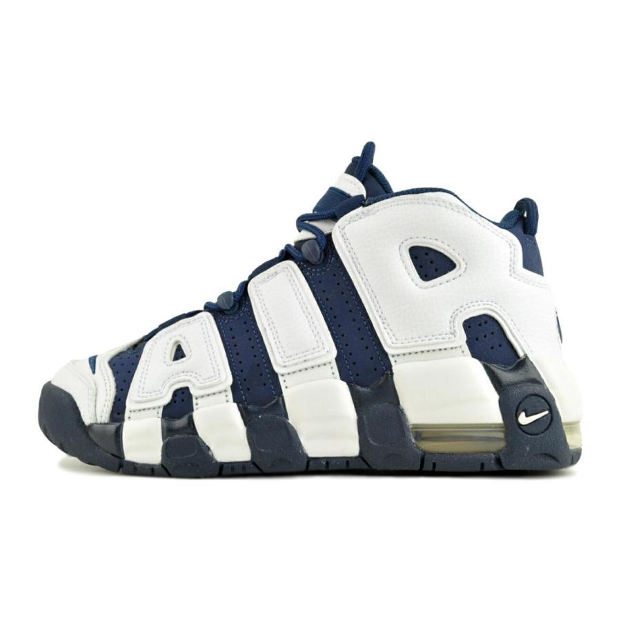 NIKE（ナイキ） NIKE AIR MORE UPTEMPO(GS) OLYMPIC wht/midnight navy 