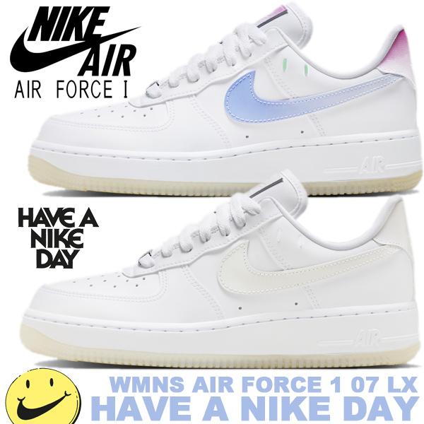エア フォース 1 NIKE WMNS AIR FORCE 07 LX HAVE A DAY white/white