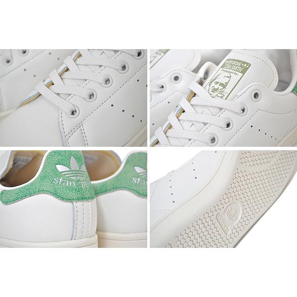 adidas STAN SMITH CWHITE/OWHITE/COUGRN fz6436 アディダス スタンスミス スニーカー オフホワイト グリーン レザー ユニセックスサイズ｜limited-edition｜04