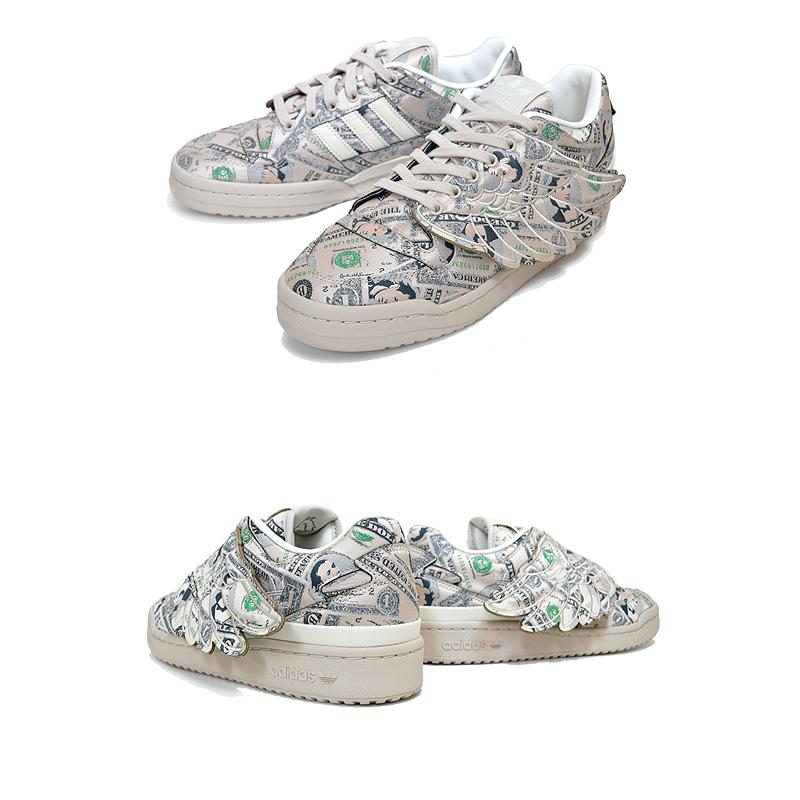adidas Originals Jeremy Scott FORUM MONEY LO CBROWN/OWHITE/CBROWN