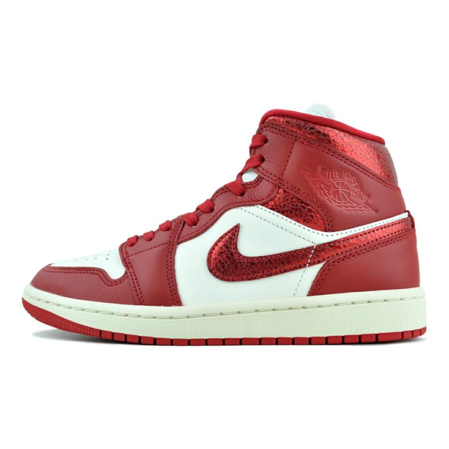 エア ジョーダン 1 NIKE WMNS AIR JORDAN MID SE sail/varsity red