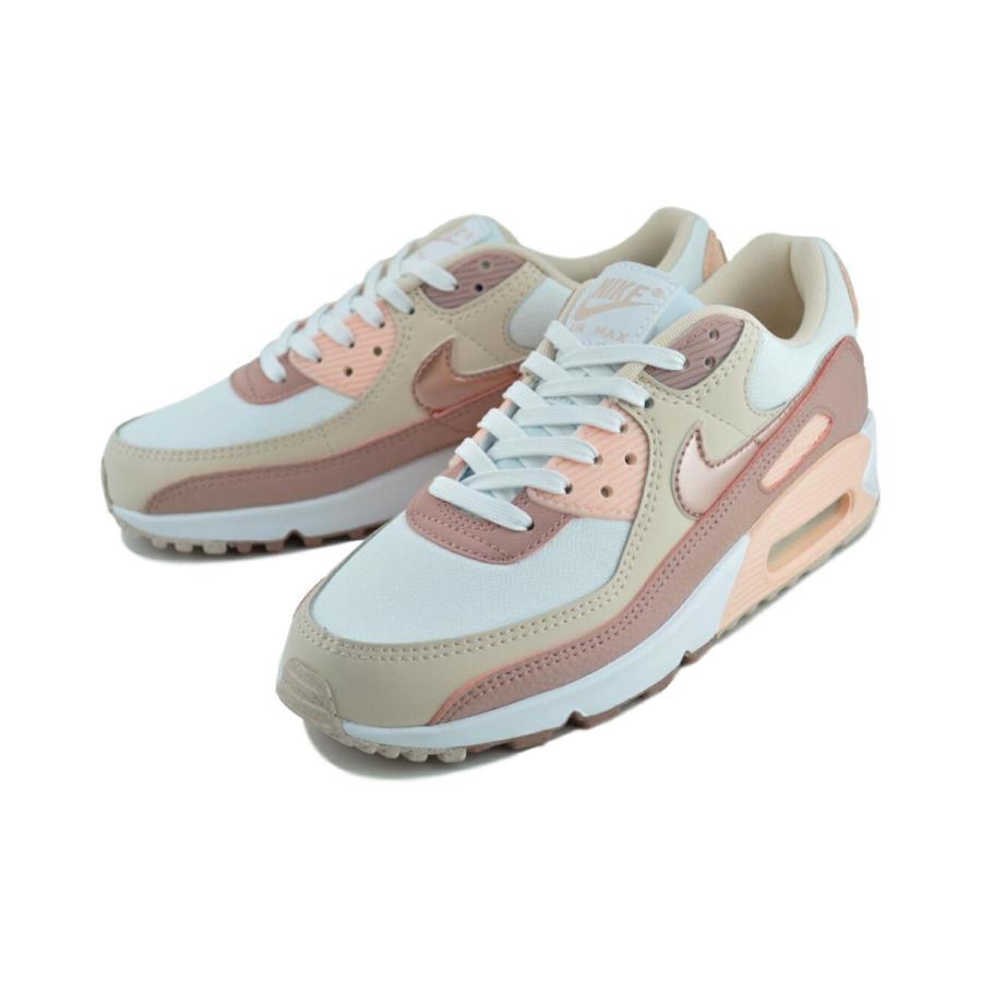 ゆ*ぺ様 Nike Air Max 90 ホワイト/ピンク NIKE WMNS AIR MAX 90 WHITE/SAIL-MED SOFT PINK-SUMMIT WHITE（ナイキ