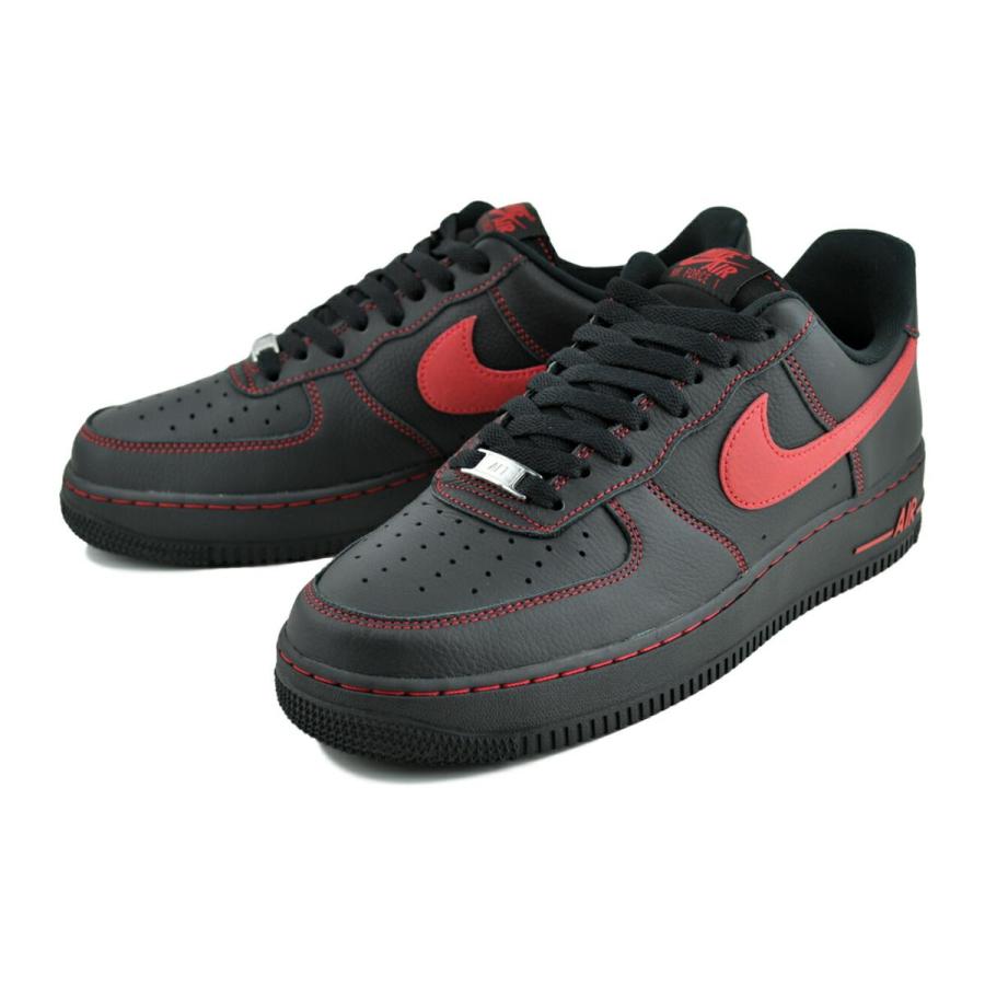 エア フォース 1 NIKE AIR FORCE 07 LV8 blk/university red-blk