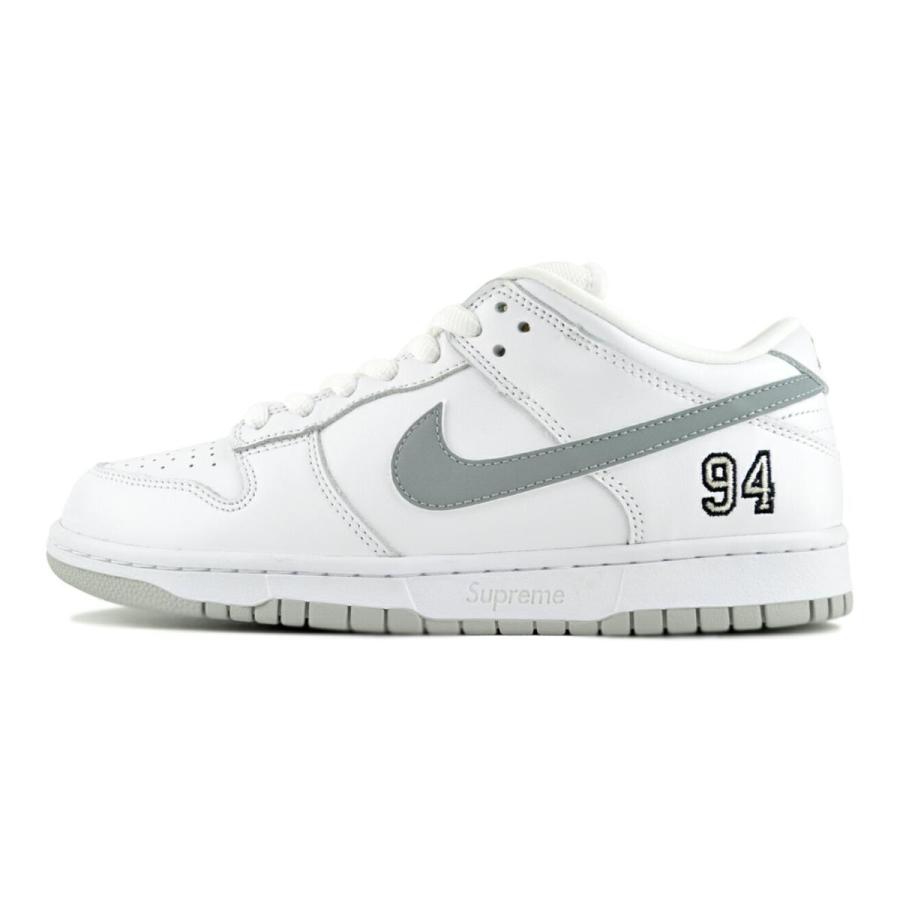ダンク（NIKE） NIKE SB DUNK LOW OG QS SUPREME wht/metallic silver