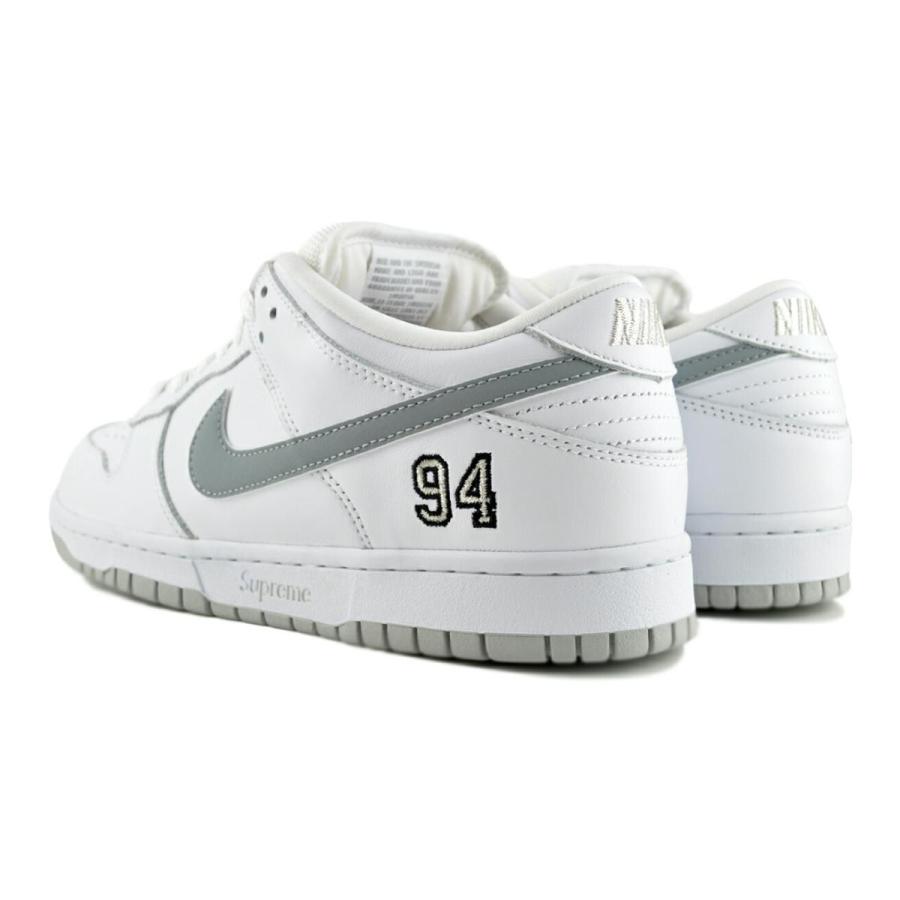 ダンク（NIKE） NIKE SB DUNK LOW OG QS SUPREME wht/metallic silver