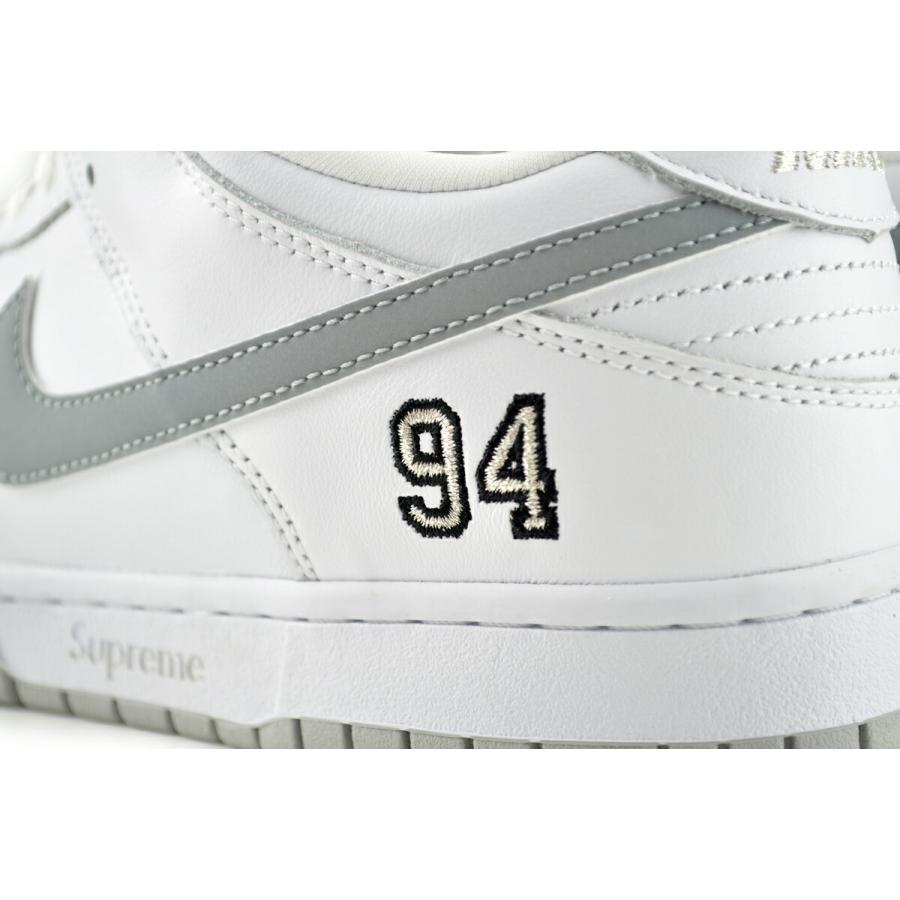 ダンク（NIKE） NIKE SB DUNK LOW OG QS SUPREME wht/metallic silver