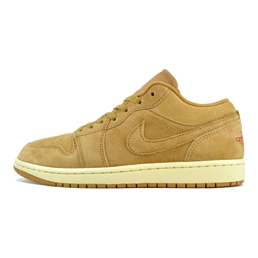 エア ジョーダン 1 NIKE AIR JORDAN LOW SE flax/flax-varsity red