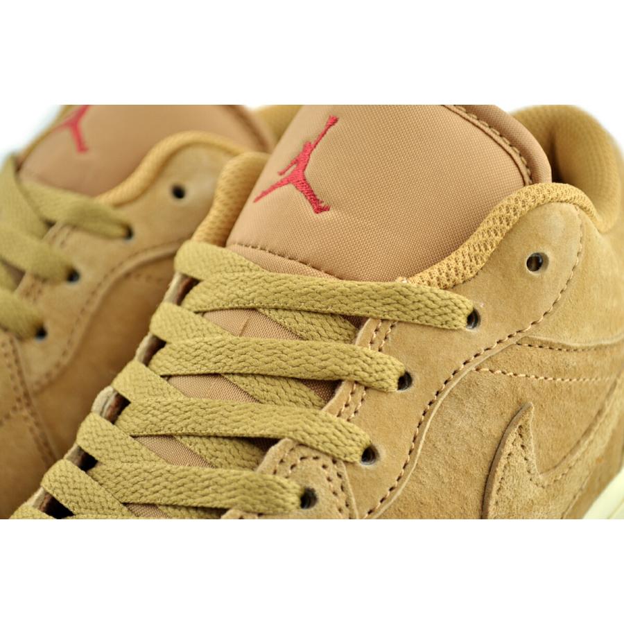 エア ジョーダン 1 NIKE AIR JORDAN LOW SE flax/flax-varsity red
