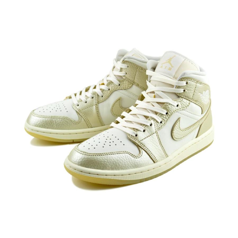 エア ジョーダン 1 NIKE WMNS AIR JORDAN MID SE sail/team gold-pale