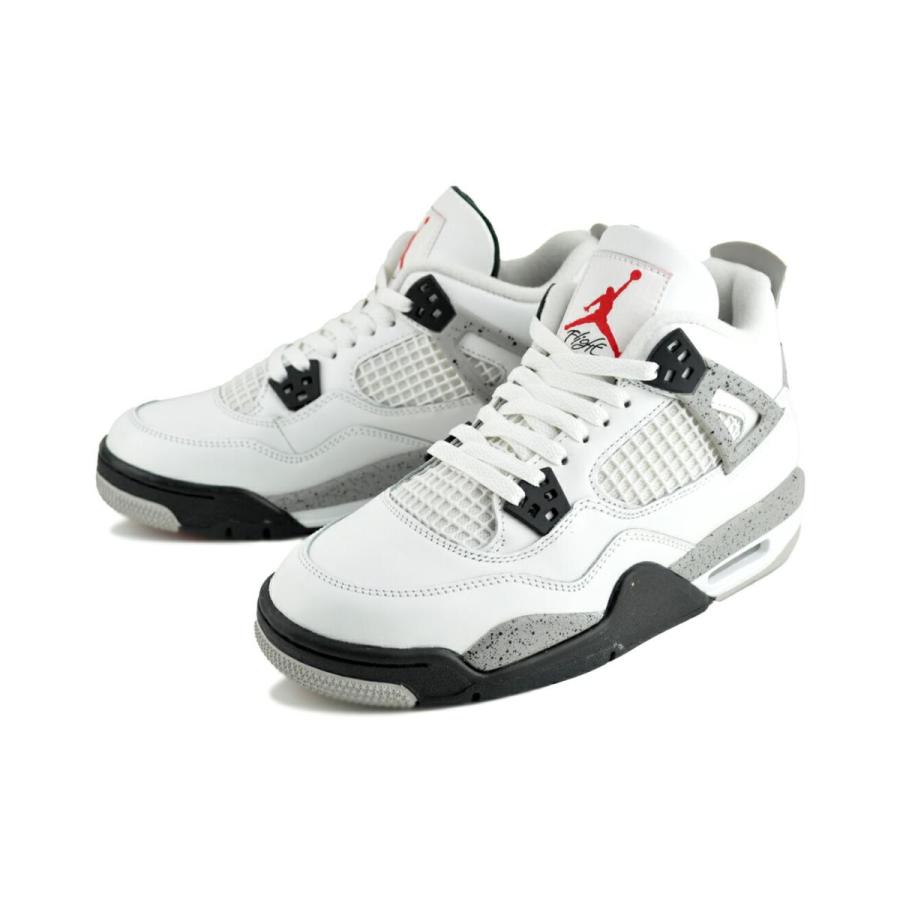 エア ジョーダン 4 NIKE AIR JORDAN RETRO OG(GS) summit wht/fire red