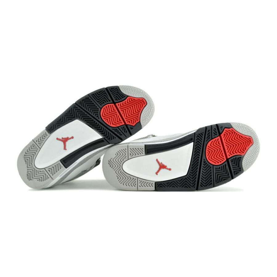 Air Jordan 4 レトロ　ホワイト/グレー/レッド 国内7月28日発売予定】 ナイキ エアジョーダン4 レトロ ホワイト