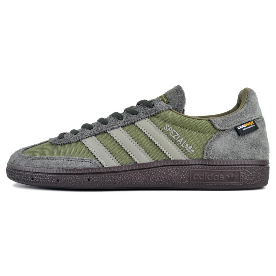  アディダス HANDBALL SPEZIAL CORDURA ハンドボール スペツィアル コーデュラ ローカットスニーカー グリーン/グレー US9/27cm IE6602 adidas（アディダス） adidas HANDBALL SPEZIAL CORDURA FOCOLI/SLIPEB