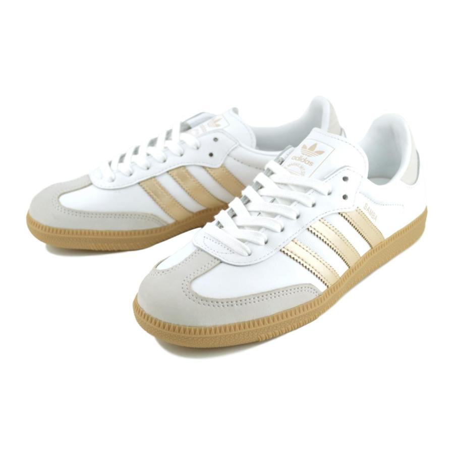 adidas（アディダス） adidas SAMBA OG W FTWWHT/WOGOME/GREONE ih9127