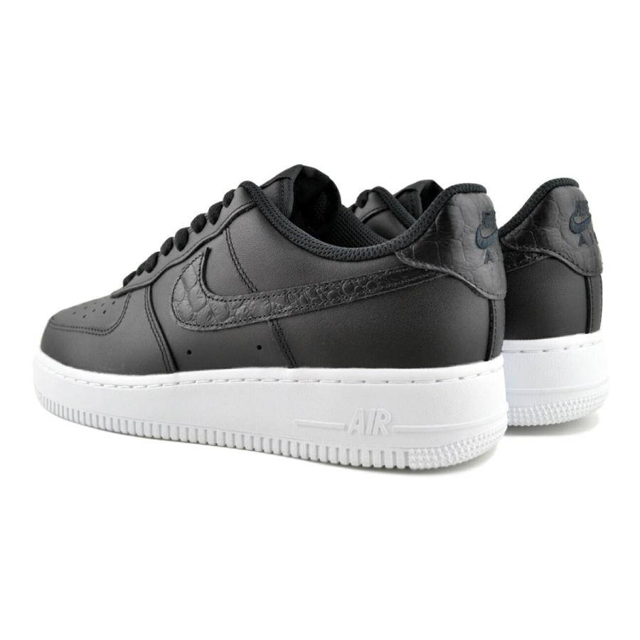 エア フォース 1 NIKE WMNS AIR FORCE 07 SE blk/blk-neutral grey-wht