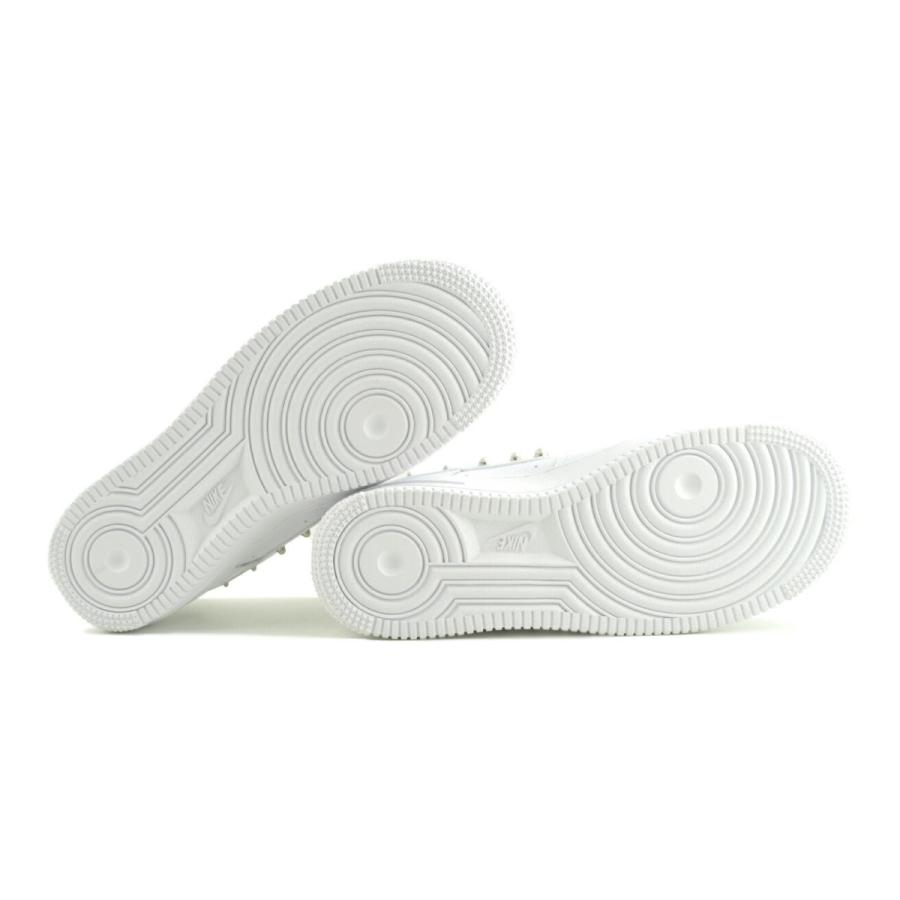 エア フォース 1 NIKE WMNS AIR FORCE 07 PEARL SWOOSH wht/wht