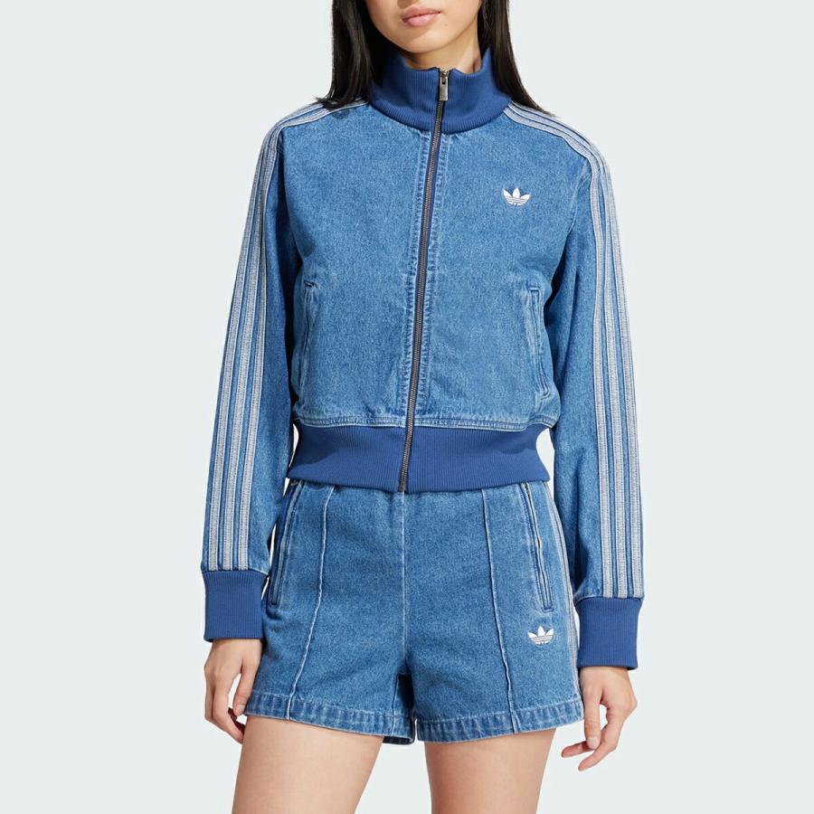 adidas（アディダス） adidas W DENIM FIREBIRD TRACKTOP INDDNM