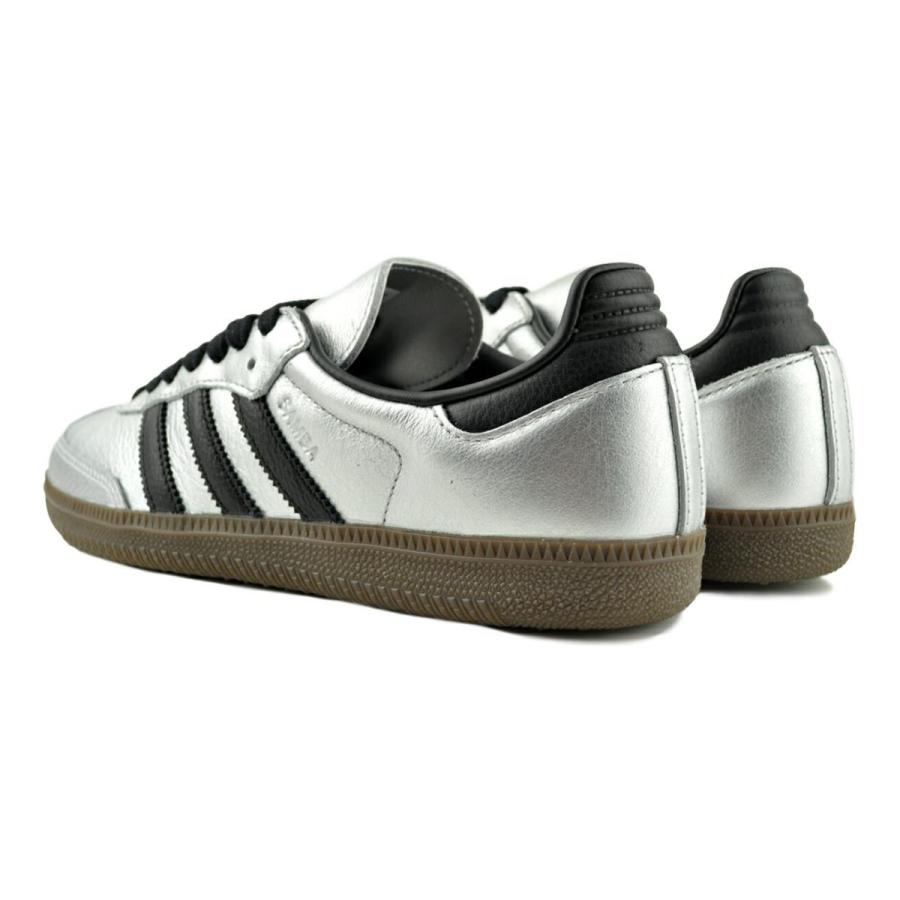 【新品・未使用】adidas SAMBA OG シルバー 24.0 adidas - SAMBA OG WMNS Silver Metallic/Core Black/Gum【JI4218