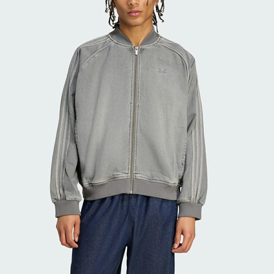 ゆ*ん様 アディダス ルーズ デニム ブラック ウォッシュ ジャケット adidas（アディダス） adidas LOOSE SST DENIM BLACK WASH JACKET