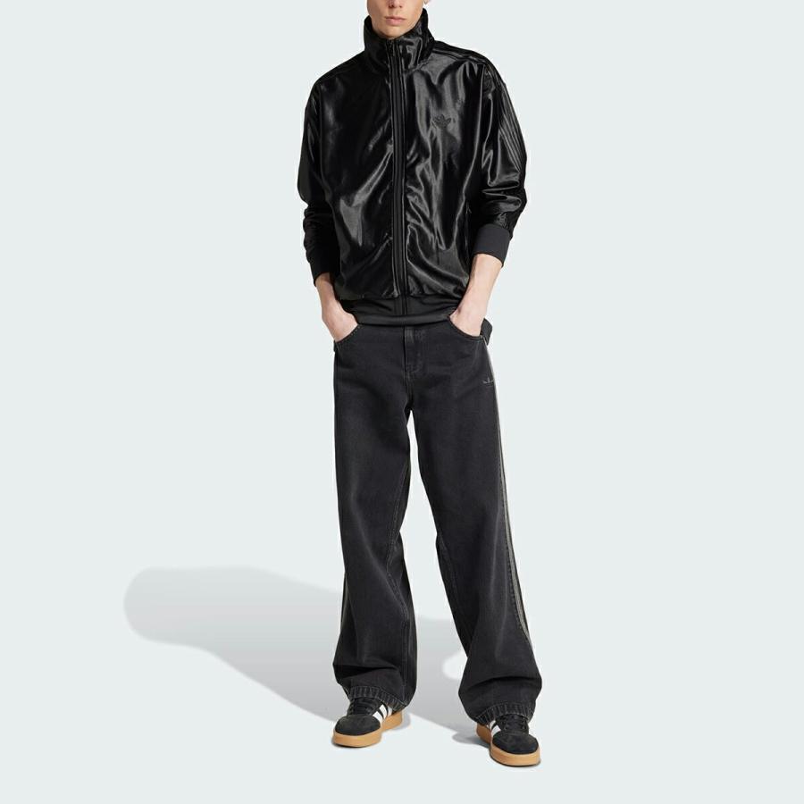adidas（アディダス） adidas FIREBIRD METALLIC TRACKTOP BLACK