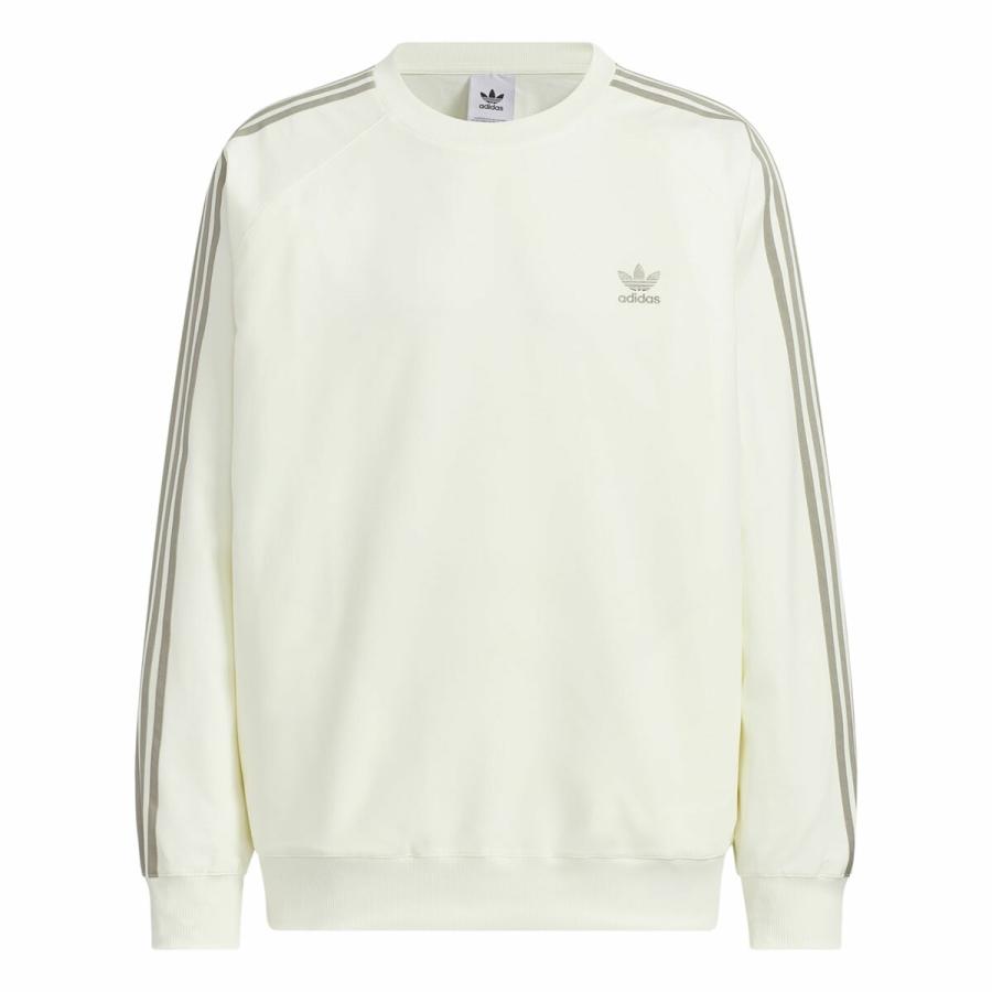 adidas（アディダス） adidas WOVEN PULL OVER TOP IVORY/SILPEB