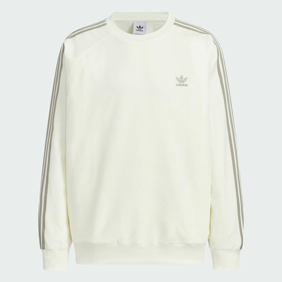 adidas（アディダス） adidas WOVEN PULL OVER TOP IVORY/SILPEB