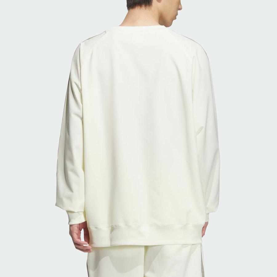 adidas（アディダス） adidas WOVEN PULL OVER TOP IVORY/SILPEB