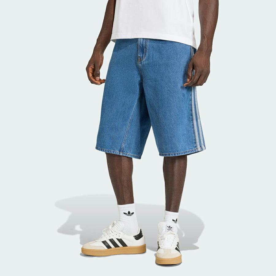 adidas（アディダス） adidas FIREBIRD ADICOLOR DENIM SHORTS MEDVIN