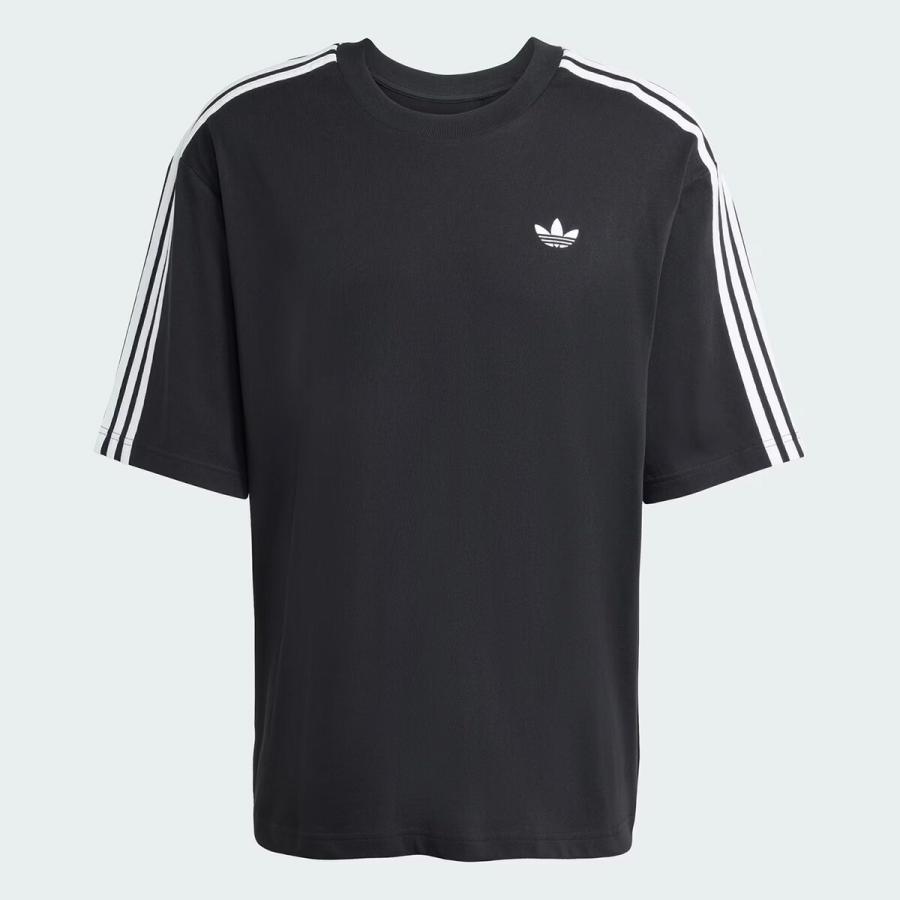 adidas（アディダス） adidas ADICOLOR 3-STRIPES TEE BLACK kd4095