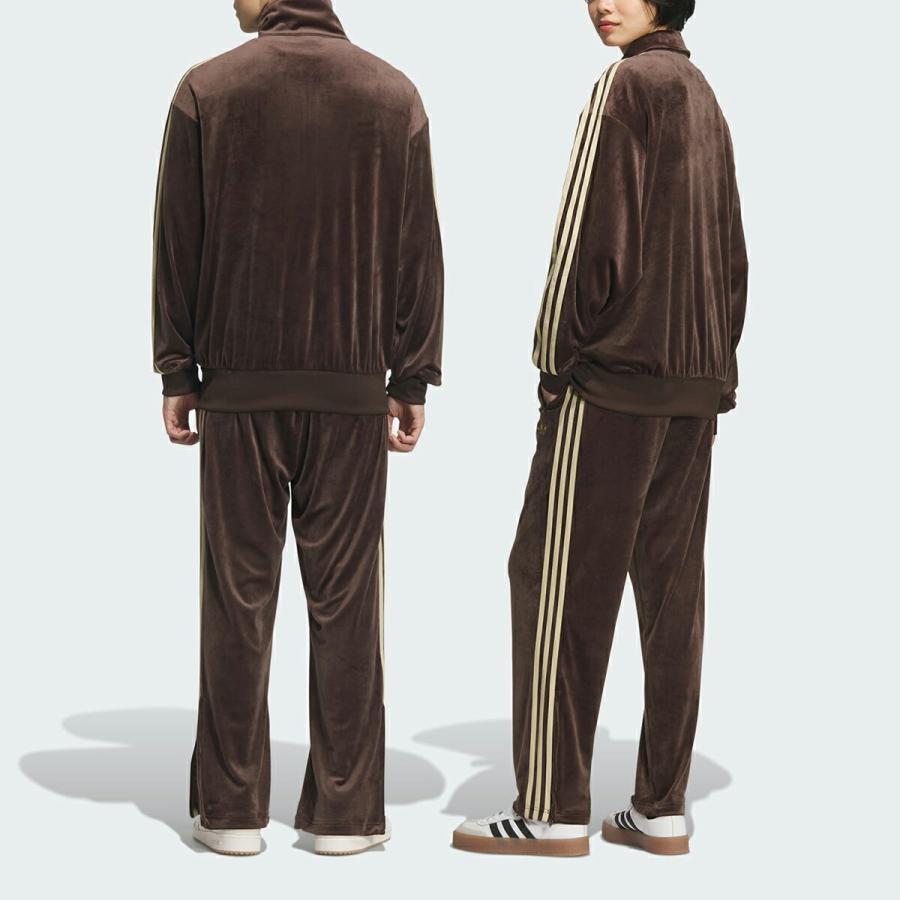 adidas（アディダス） adidas FIREBIRD VELOUR TRACK PANT DBROWN