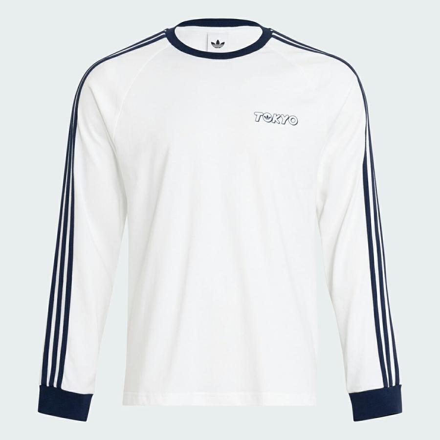 adidas（アディダス） adidas TOKYO KATAKANA L/S T-SHIRT WHITE