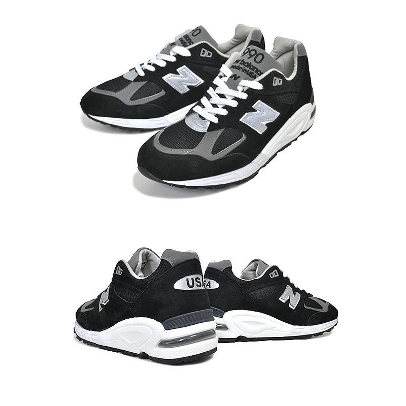 靴 New balance M990BL2 990シリーズ NEW BALANCE M990BL2 BLACK MADE IN USA M990V2