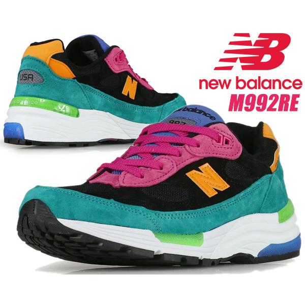 NEW BALANCE M992RE MADE IN U.S.A. width: D GREEN/PINK ニューバランス M992 スニーカー 992 トロピカル｜limited-edition