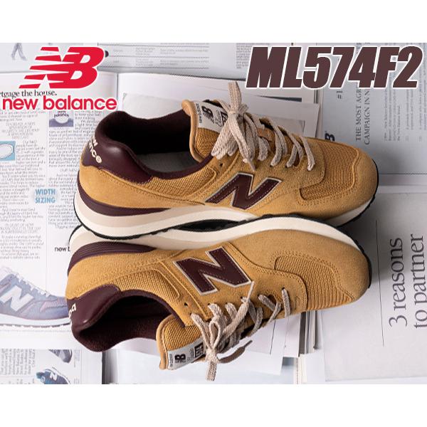 574シリーズ NEW BALANCE ML574BF2 width D LIGHT BROWN