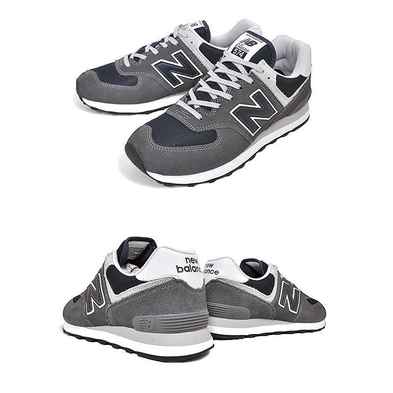 574シリーズ NEW BALANCE ML574EI2 width D GRAY BLACK ニューバランス