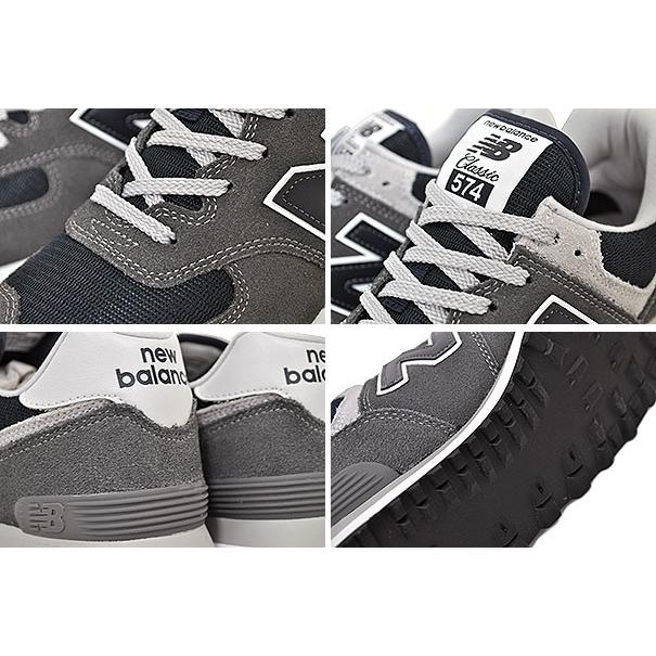 574シリーズ NEW BALANCE ML574EI2 width D GRAY BLACK ニューバランス