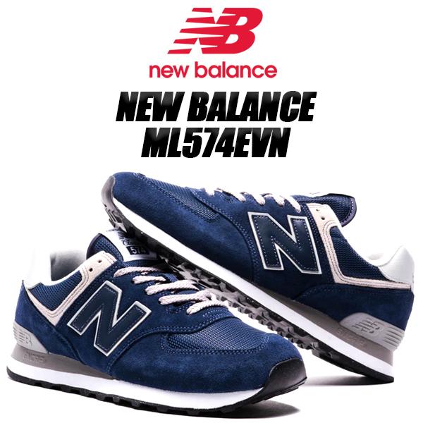 574シリーズ NEW BALANCE ML574EVN width D NAVY EVERGREENER PACK