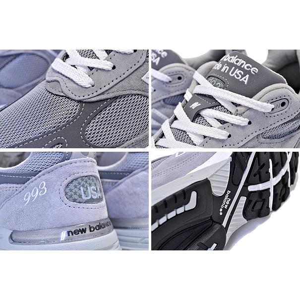 NEW BALANCE MR993GL MADE IN U.S.A. width:D GREY ニューバランス MR993 メンズ グレー GRAY スウェード NB 993 USA ワイズ D｜limited-edition｜04