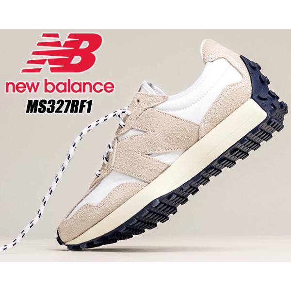 ms327rf1 New Balance スニーカー ホワイト/ベージュ New Balance NEW BALANCE MS327RF1 Width D WHITE