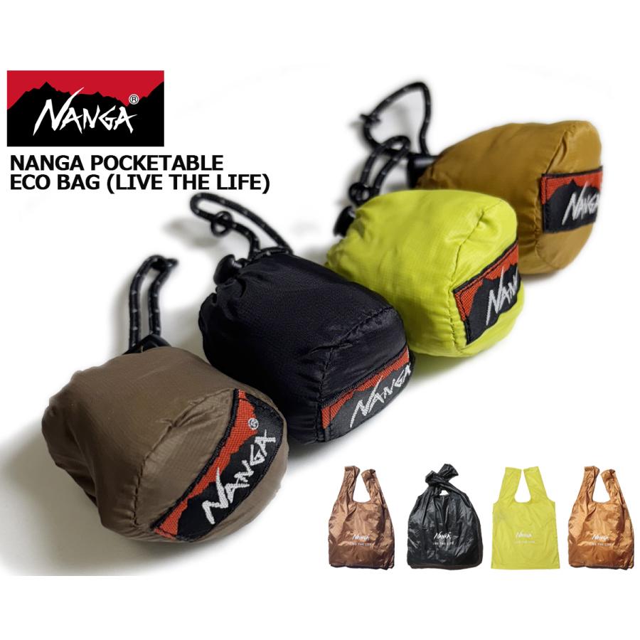 NANGA（ナンガ） NANGA POCKETABLE ECO BAG(LIVE THE LIFE) na2441