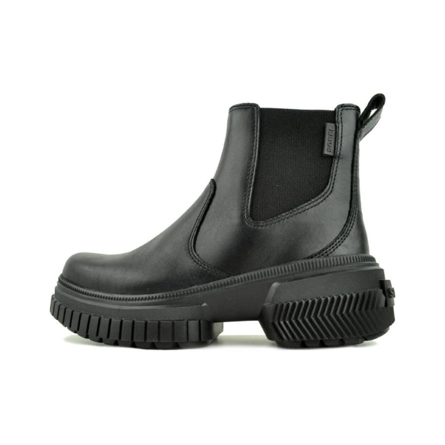 極美品☆23.5㎝ SOREL サドゴアブーツ ブラック 革 防水 厚底 ソレル SOREL（ソレル） SOREL ONA AVE CHELSEA BOOT WP BLACK BLACK/NOIR