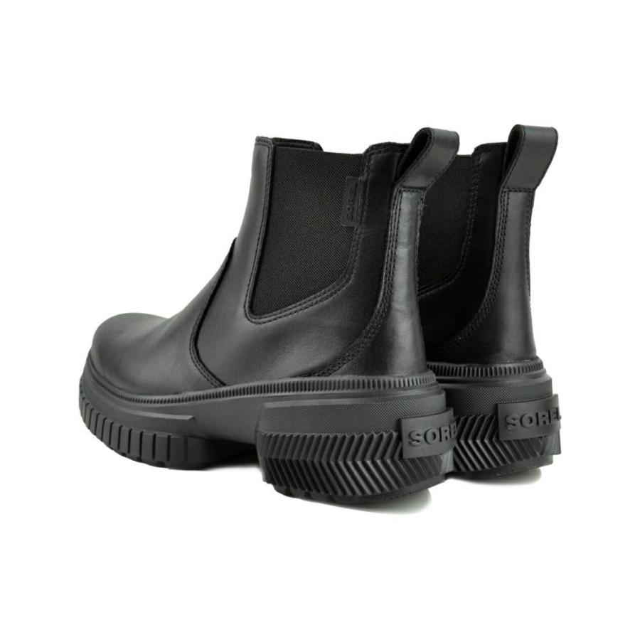 極美品☆23.5㎝ SOREL サドゴアブーツ ブラック 革 防水 厚底 ソレル SOREL（ソレル） SOREL ONA AVE CHELSEA BOOT WP BLACK BLACK/NOIR