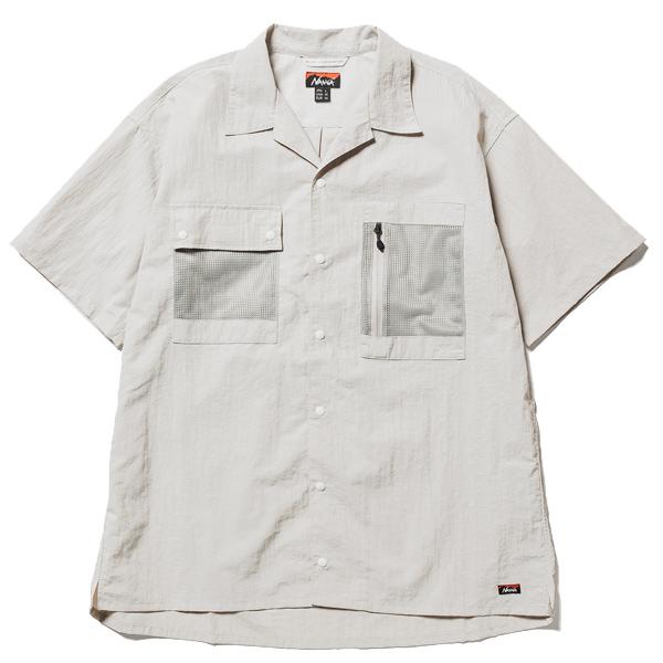 NANGA（ナンガ） NANGA TUSSER OPEN COLLAR SHIRT nw2321-1h511