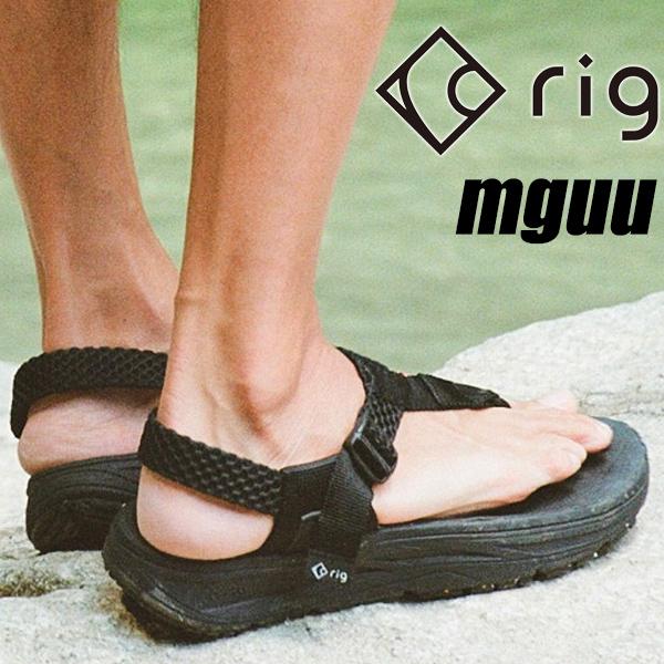 rig（リグ） rig mguu BLACK rg0007bl ムグー リカバリー サンダル